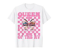 Coquette Queen of The RV Camping Camper Girl Mom T-Shirt