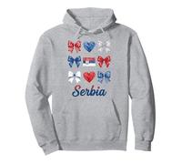Coquette Serbie Drapeau Fille Serbie Sweat à Capuche