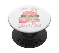 Coquette Soft Girl Book Club Book Club Book Girlycore PopSockets PopGrip Adhésif