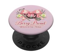 Coquette Soin des plaies Infirmière Rose Soins Infirmiers Esthétique Médical PopSockets PopGrip Adhésif