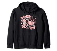 Coquette Soin des plaies Infirmière Rose Soins Infirmiers Esthétique Médical Sweat à Capuche