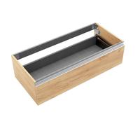 Coquette SPIRIT 1000 1 tiroir métallique chêne africain997 x 270 x 450 mm - SALGAR 90953