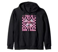 Coquette « This is How I Roll » - Joueuse de Pierre à friser Sweat à Capuche