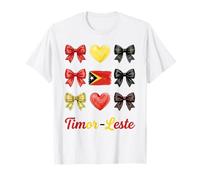 Coquette Timor Leste Drapeau Timorais Fille T-Shirt