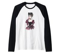 Coquette Vampire Girl Gothique Halloween Girlycore Esthétique Manche Raglan
