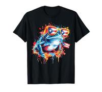 Coqui Frog Porto Rico Taino Drapeau portoricain Boricua T-Shirt