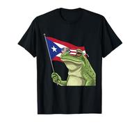 Coqui Frog Porto Rico Taino Drapeau portoricain Boricua T-Shirt