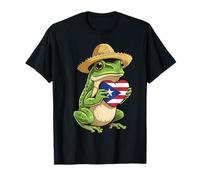 Coqui Frog Porto Rico Taino Drapeau portoricain Boricua T-Shirt