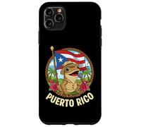 Coqui Frog Singing Drapeau Porto Rico Grenouilles Common El Coquí Coque pour iPhone 11 Pro Max