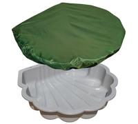 Coquillage à eau en forme de coquillage avec couvercle, différentes couleurs au choix (gris clair avec bâche)