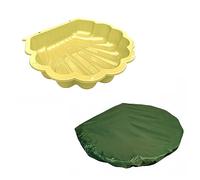 Coquillage à eau en forme de coquillage avec couvercle au choix (sable avec bâche)
