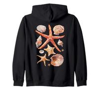 Coquillage de Plage et Coquillages de Collection étoile de mer conque Sweat à Capuche