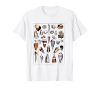 Coquillage pour homme et femme, collection de coquillages vintage T-Shirt