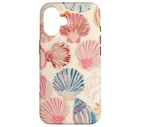 Coquillage Vintage, Plage, Tropical, côtier, esthétique, esthétique Coque pour iPhone 16