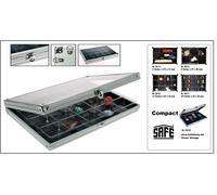 ALU Vitrine de Collectionneur Ü-oeufs Figures Compact 20x 36x49x40mm Safe 5617