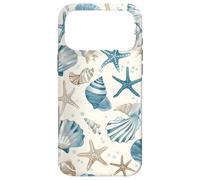 Coquillages côtiers Vert écume et Beige Coque pour iPhone 17 Pro Max