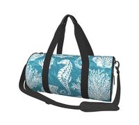 Coquillages Hippocampe Corail, Sac de Voyage de Grande capacité, Sac à Main Rond, Sac de Voyage de Sport, fourre-Tout, Sac de Fitness