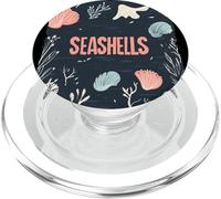 Coquillages pour une touche de charme côtier PopSockets PopGrip pour MagSafe