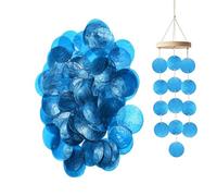 Coquillages ronds pour travaux manuels, décoration d'intérieur - Connecteur de perles de coquillages de mer | pour les amateurs, les artistes, les femmes, les filles, les étudiants, les professionnels