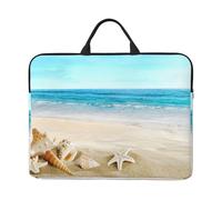 Coquillages Sable,Housse pour Ordinateur Portable 14 Pouces, Sacoche pour Ordinateur Portable, Mallette avec poignée