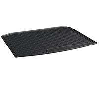 Coquille coffre-arrière Rubbasol (caoutchouc) compatible avec Volkswagen Tiguan II 2016- (5-Personnes) (Sol en bas), Noir