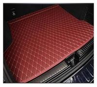 Coquille Coffre Arrière Tapis Coffre personnalisés spéciaux pour Q2, Q3, Q5, Q6, Tapis de Bagages en Cuir imperméables et durables(VIN Rouge)