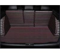 Coquille Coffre Arrière Tapis Coffre Voiture personnalisé Rayures 5D, Couverture complète, pour Lincoln pour Corsair 2020 2021 2022, Accessoires de Voiture(Noir Rouge)
