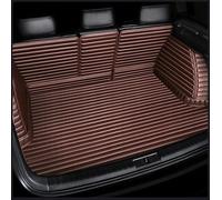 Coquille Coffre Arrière Tapis Coffre Voiture personnalisé Rayures 5D, Couverture complète, pour Macan 2014, 2015, 2016, 2017, 2018, 2019, 2020, 2021, 2022(Café)
