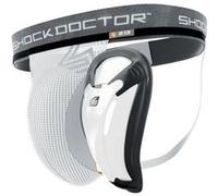 Coquille de Baseball Shock Doctor Bioflex avec support Blanc Noir G