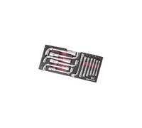 Coquille de clés à pipe débouchées 7-19 mm EVA3 13 pièces - 4903-29