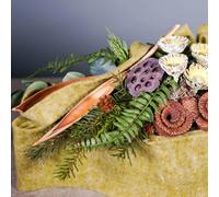 Coquille de coco mini nature 0,5 kg - Décoration biodégradable pour les cérémonies funéraires et les arrangements commémoratifs
