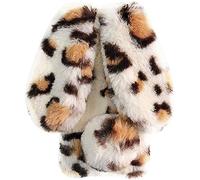 Coquille de Lapin pour NOKIA HMD Pulse Pro Fluffy Doux Lapin Fluffy Soft Étui Peluche Lapin Coque Femmes Girly Couverture Chaud Housse Mignonne Velu Phone Shell pour NOKIA HMD Pulse Pro ,Léopard