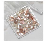 coquille de poisson naturel, 1 boîte de flocons de coquille d'ormeau for la décoration des ongles(YH365-16)