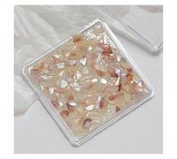 coquille de poisson naturel, 1 boîte de flocons de coquille d'ormeau for la décoration des ongles(YH365-17)