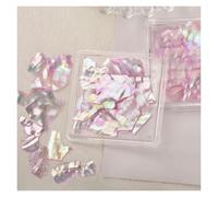 coquille de poisson naturel, Tranches de coquillage d'ormeau strass Nail Art multicolore série PEARL Ocean(5)