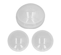 Coquille de poitrine Silicone collectionne réutilisable la tasse de soins infirmiers facilité de mamelon de mamelon pour les mères Travail de voyage 2 pack avec boîte de rangement