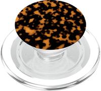 Coquille de Tortue Esthétique Girly Chic Vintage Jaune Marron Foncé PopSockets PopGrip pour MagSafe