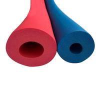 Coquille De Tubes En Mousse Pour Isolation De Tuyaux En Cuivre CVC - 6mm,10mm,13,0mm,16mm,20mm,25mm,32mm,34,0mm,43,0mm,48mm,60mm ID, Manchon D'isolation Protection En Éponge Flexible(Red,20mmx15mmx2m)