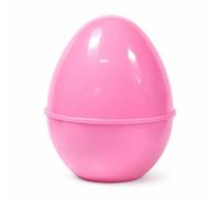 Coquille d'oeuf de Pâques - Coque en plastique colorée - Boîte cadeau pour fêtes, événements et fêtes - Dimensions 40 x 30 cm (Rose)