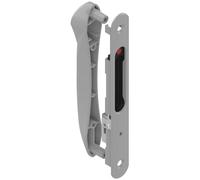 Coquille double à cylindre finition alu type 6796 pour fermetures encastrées série 6790 coulissant menuiserie aluminium
