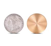 Coquille élargie pour apparaître/disparaître Accessoires magiques pour pièces de monnaie Magic (1pc Shell + 1pc Copper Morgan Coin)