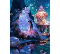Coquille Fille Puzzle 3000 Pieces, Puzzle Adulte 3000, Impossible Classique Jigsaw, Familial Puzzles Jeu de, Jigsaws en Bois, pour Jeu Éducatif Défi Jouets, Décoration Murale Artistique Cadeau FNKL566