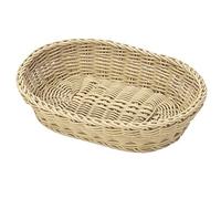 Westmark Panier Multi-usage, convient pour l'hôtellerie et la restauration, Ovale, env. 32 x 23 x 7 cm, Fibres synthétiques, Saleen Edition, Beige clair, 02010730101