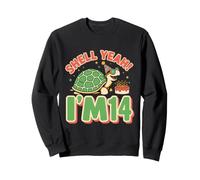 Coquille ouais, J'Ai 14 Ans, Tortue, Animal, gâteau de fête Sweatshirt
