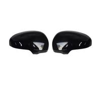 Coquille Rétroviseur Accessoires Voiture Porte Côté Aile Rétroviseur Couvercle Boîtier Pour Toyota Pour Reiz 2010-2017 Pour Prius 2009-2013 Couverture Miroir(Noir)