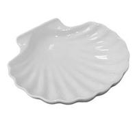 Coquille Saint Jacques 15x12 cm - Porcelaine Girard - Blanc - Porcelaine Blanc G
