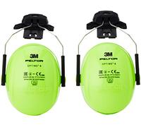 Casque antibruit 3M Peltor Optime II, fixation au casque, Hi-Viz, avec adaptateur de casque P3E (pour tous les casques 3M, sauf G2000) SNR = 30 dB, H520P3EV x10 morceau