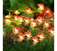 Coquimbo Guirlande Lumineuse de Champignons, 3M 30LED Guirlande Lumineuse Intérieur Exterieur, Decoration Noel pour Chambre à Coucher, Sapin de Noel, Mariage, Jardin, Fête