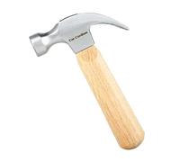 Cor cordium Marteau à panne fendue avec manche en bois et tête de marteau en acier, petit marteau de 8 oz pour la maison et le bricolage