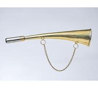 Cor de chasse, Cornet, Trompette Laiton poli Crieur Son puissant comprend Cordon Poignée 24 cm